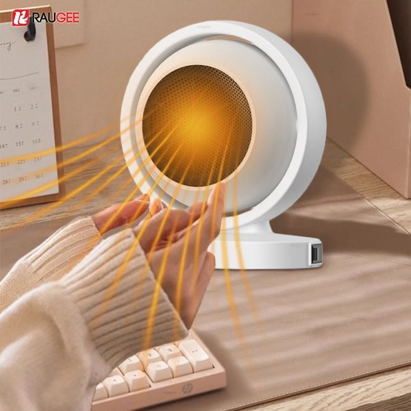 Portable small heater mini personal electrical space lightweight desktop suitable for bathroom bedroom office and indoor fans 241008