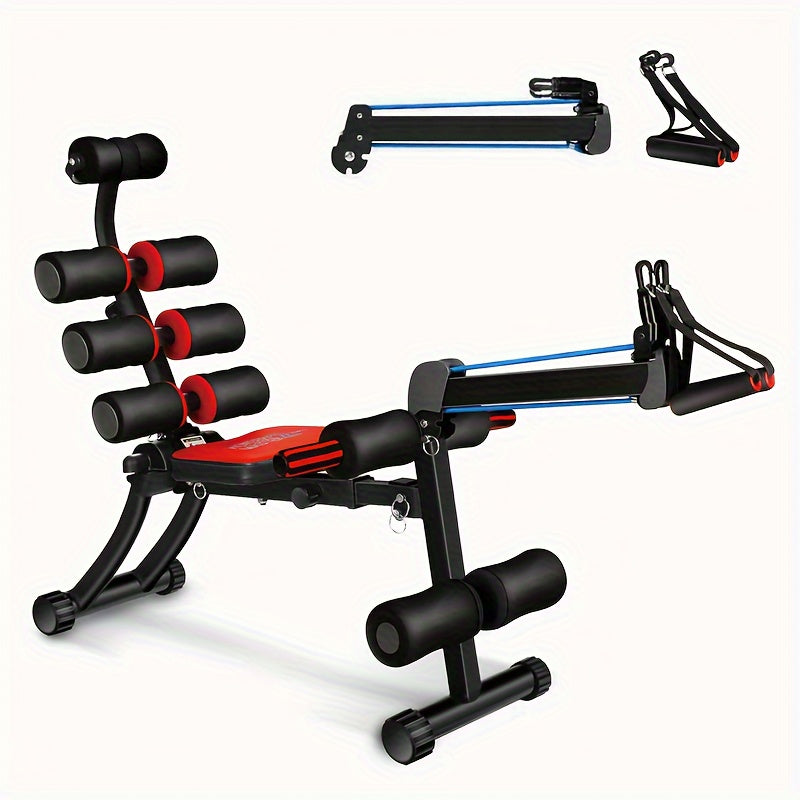 TEMU Ab Workout Bench For Home Gym, Rowing , Trainer Whole Fitness Equipment, Sit Up , Ab Trainer For Muscles Exercise, Christmas Gifts