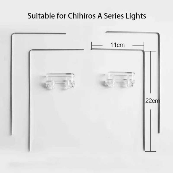Chihiros Stainless Steel Fixer Bracket Silver Stand for Chihiros A Series Aquarium LED Light Lighting Supply Y240813