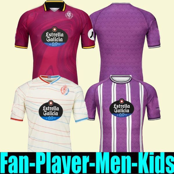 2024 2025 S-4XL REAL VALLaDOLID soccer jerseys CAMISETA AMALLAH MONCHU 24 home away football shirts men KOMBAT SERGIO LEON G.PLATA