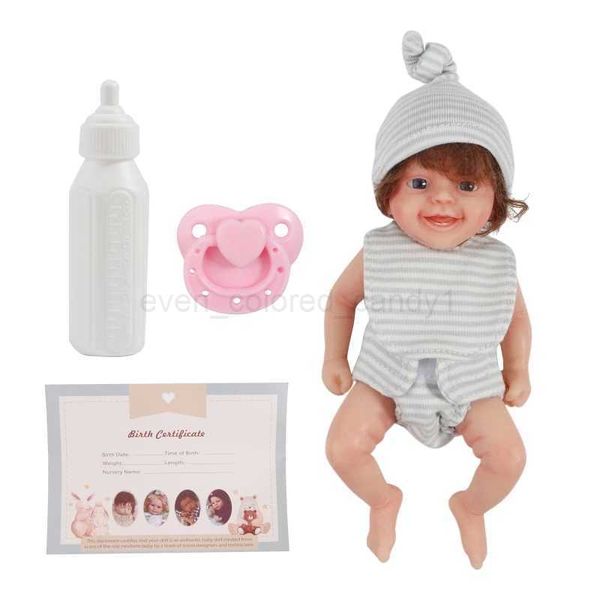 Newborn Baby Realistic Newborn Baby Dolls Silicone Full Body Cute Small Baby Realistic SimulationCL240712