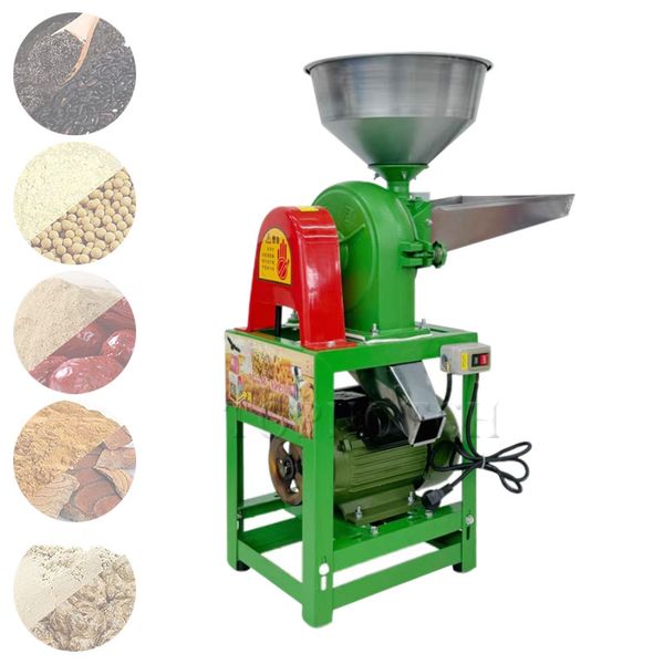Powerful Electric Grain Grinder Compact Design for Rice Corn Wheat and Coffee Bean Milling