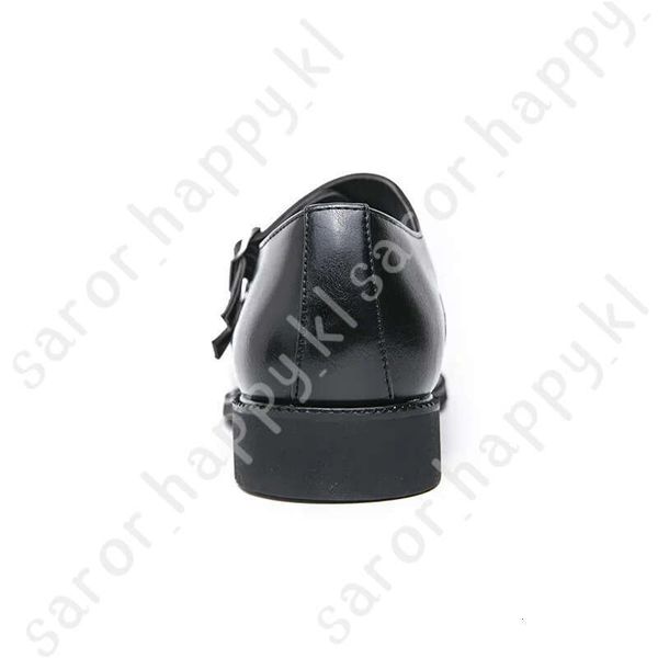 Classic Retro Dress Men&#039;s Monk Leather Shoes With Pointed Toe Buckle Business Office Wedding Soft Comfortable Men&#039;s Shoes 123