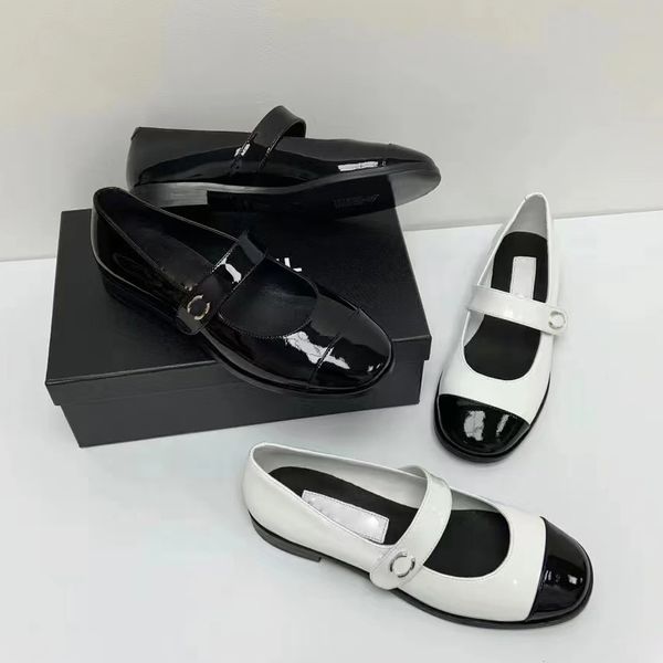 Loafers Summer Ballet Flats Luxury Designer Mary Jane shoes fragrant style casual Shoes plaid checks Fats Muller Walking Flat Mules Dress Sh