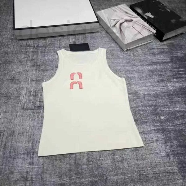 Woman Designer Vests Tshirts Summer Womens T Shirt Tanks Diamond Embroidery T-Shirts Printed Tees Tops Short Outwears Street Round Neck Shir