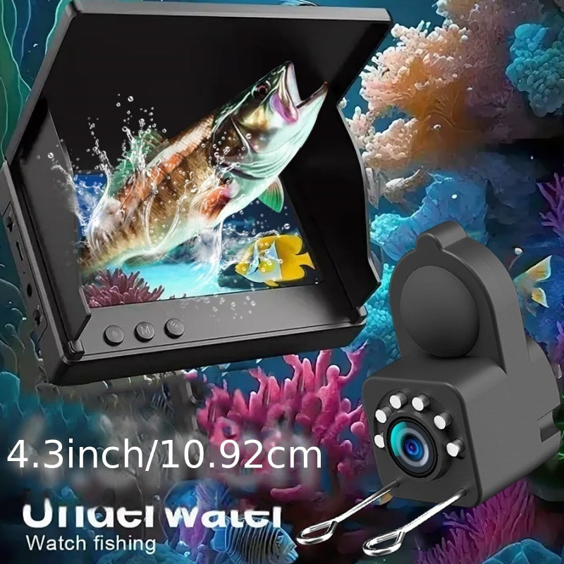 TEMU Xhj Upgraded Portable 4.3-inch High Definition Underwater Fishing Camera With Triple Light Shielding And Night Vision, Hd Camera + Bait Monitor,