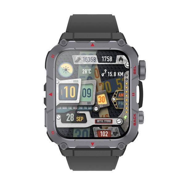Colorful design 2.06-inch AMOLED screen, multiple sports modes+Bluetooth call smartwatch can measure heart rate