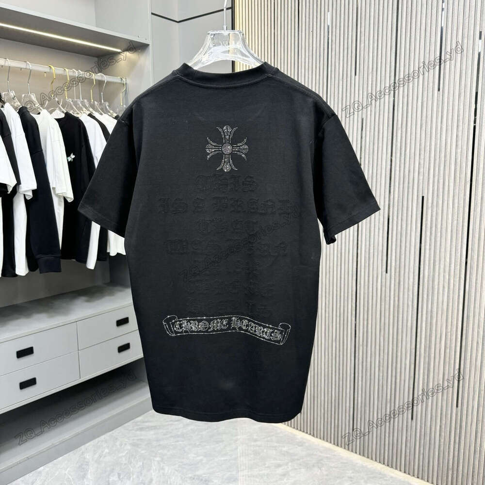 Chrome Shirt O-neck Crop Tops Casual Slim Chrono Tshirt Streetwear Clothes Autumn Fashion Couples Round Neck Chromed Tee Graphic T Shirts Tracksuit