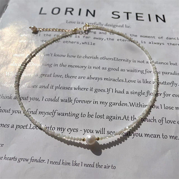 3 mm große Chokerhalsketten mit Muschelperlen