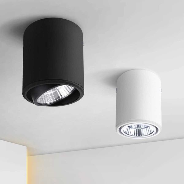 7W 12W surface mounted spotlight aluminum pendant lamp tube light 110V 220V hotel home decoration lighting CL240830