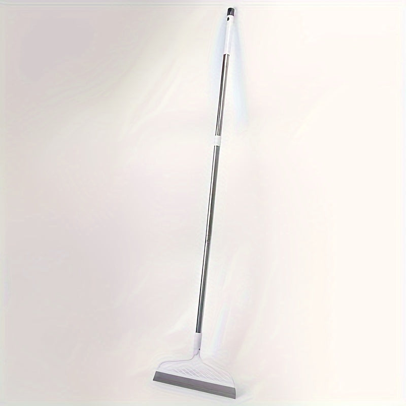 TEMU A Magical Broom With A Detachable Head - Double-sided Silicone Scraper, Removes Hair And Dust, Perfect For Bathrooms, Kitchens, And Living Rooms