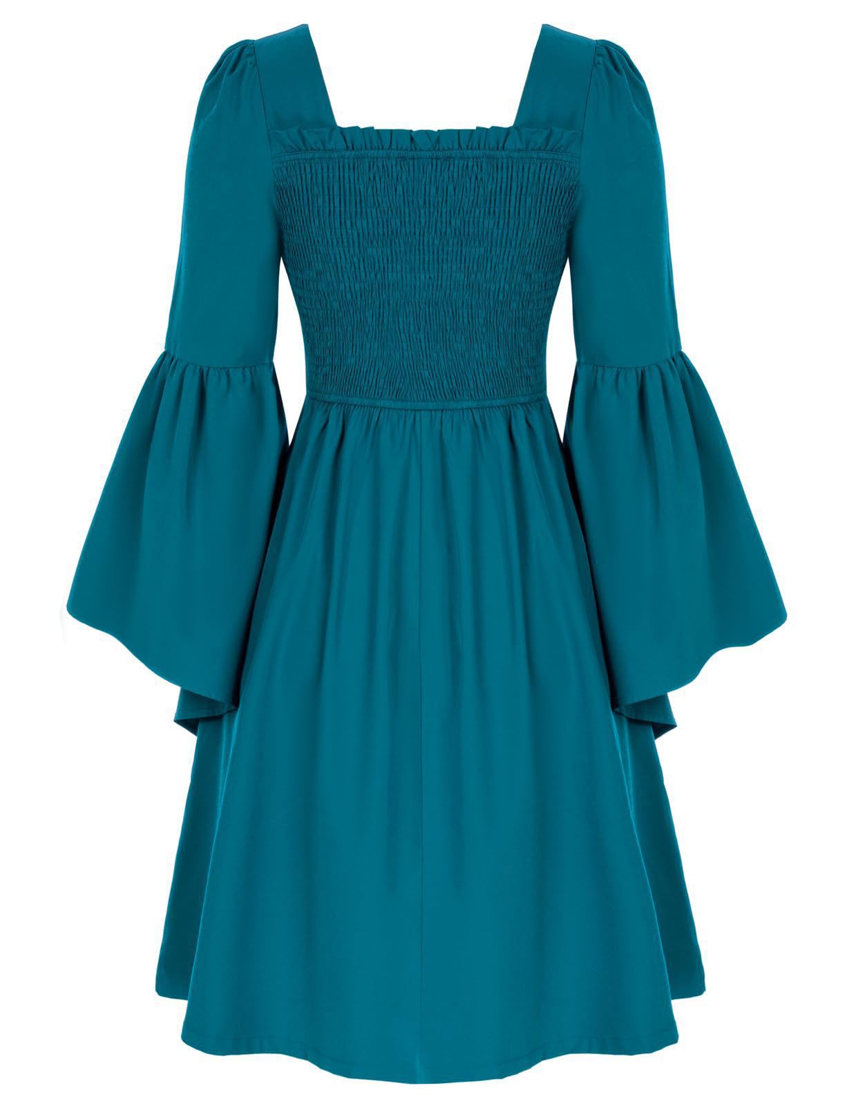 (33) New style women&#039;s dress with flying sleeves, elastic back and wide swing