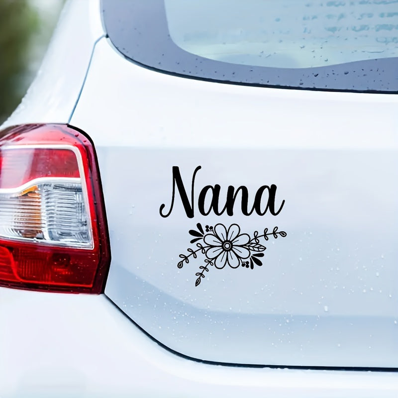 TEMU Car Stickers With Floral Vinyl For Trucks, Walls, Laptops, Truck Decals, Laptop Stickers, Aesthetic Stickers, Decorative Vinyl, Reusable