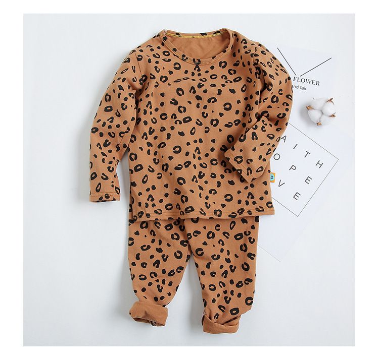 w191 Children&#039;s Leopard Print Sleepwear & Loungewear Cotton, Sizes 18M-8Yrs