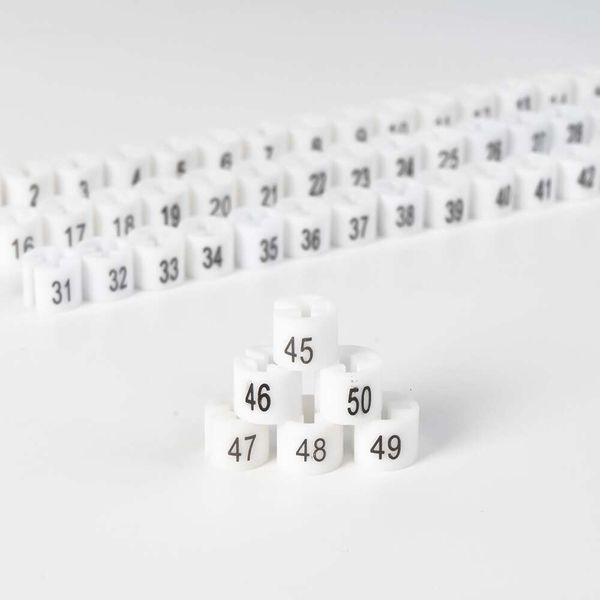 Numbers 22-64 Clothes Hanger Marker Number Fit 3.5-5mm Rod For Retailing Garment Shop Coding