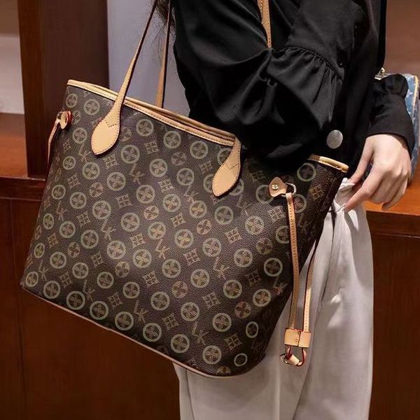 Tote Bag Designer Bags Old Flower Bag Wallet Handbag Fashion Totes Leather Messenger Shoulder Bags Leisure Versatile High Capacity Composite