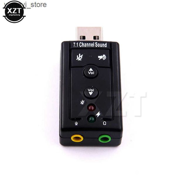 Sound Cards 7.1 External USB sound card USB to jack 3.5mm headphone audio adapter Micphone sound card for Mac Win Compter Android Linux L240