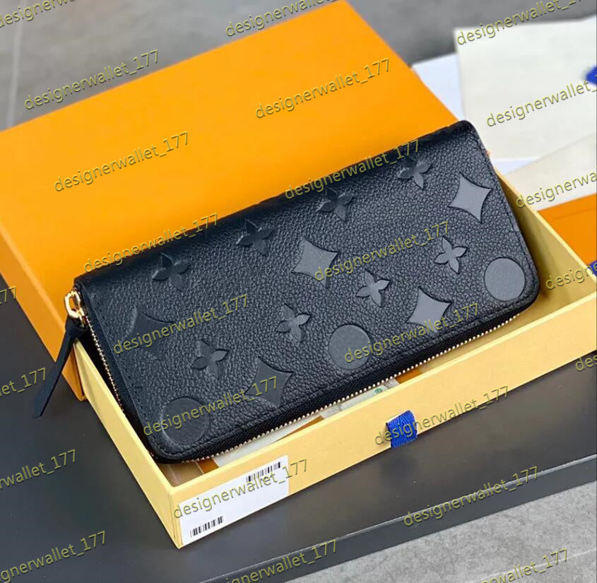 Fashion Designer Wallet Luxury Women Short Purse Embossed Flower Letters Wallets Credit Card Holders Ladies Plaid Money Clutch Bags with Originals B