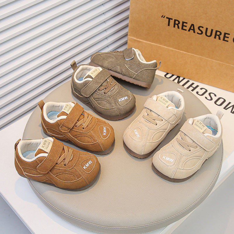 2025 autumn Korean version girls and boys baby casual daily versatile Forrest Gump shoes size 17-27