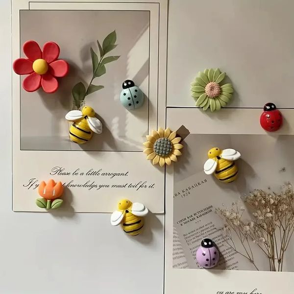 10pcs Adorable Refrigerator Magnets - Durable Strong Hold for Kitchen Office More - Versatile Home Decor Mothers Day Gift 240806