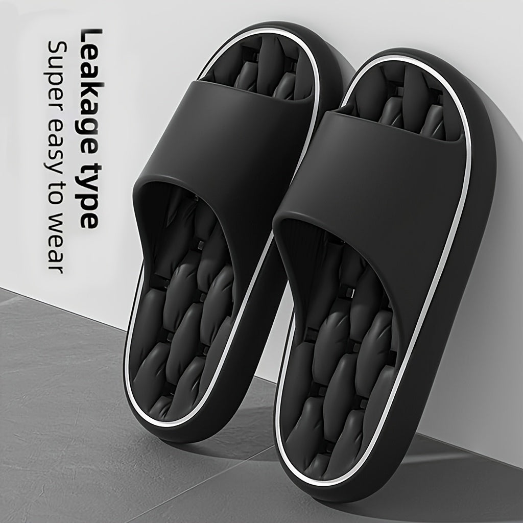 TEMU And Quick-drying Women's Indoor Home Slippers, Comfortable And Simple Eva Sandals, Suitable For Indoor Bathroom Bathing, Soft-soled, Thick-soled