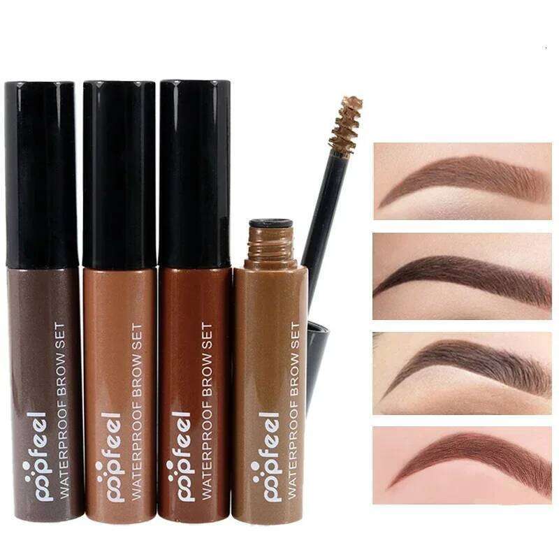 Enhancers Waterproof Makeup Gel Coffee Black Brown Paint Tint Mascara Eye Brow Tattoo Dye Eyebrow Cosmetic X250725