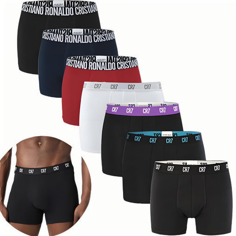 Boxing 7 Underpants Underwear CRIIS Set Mens Cristiano Ronaldo Basic Cotton Underwear Mens Tranx Fitness Shorts Mens Underwear ComfortableT2565