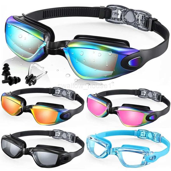 Swimming Goggles Professional Waterproof Swim Eyewear Glasses Anti-fog 100% UV Protection No Leaking For Adult Men Women YouthXJ25