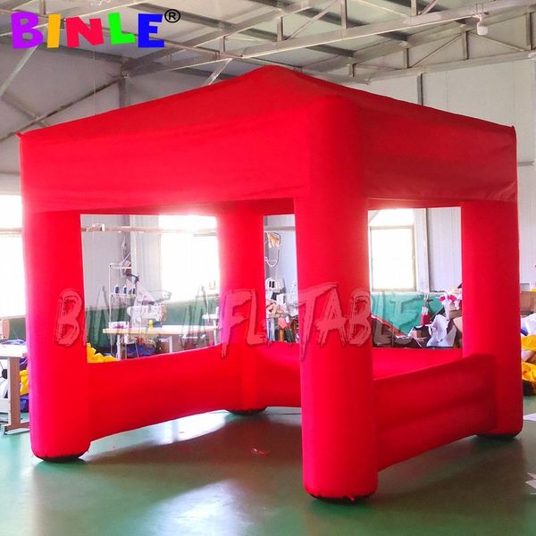 Free shipping Customized red inflatable carnival treat shop,Concession Stand,ice cream booth for sale