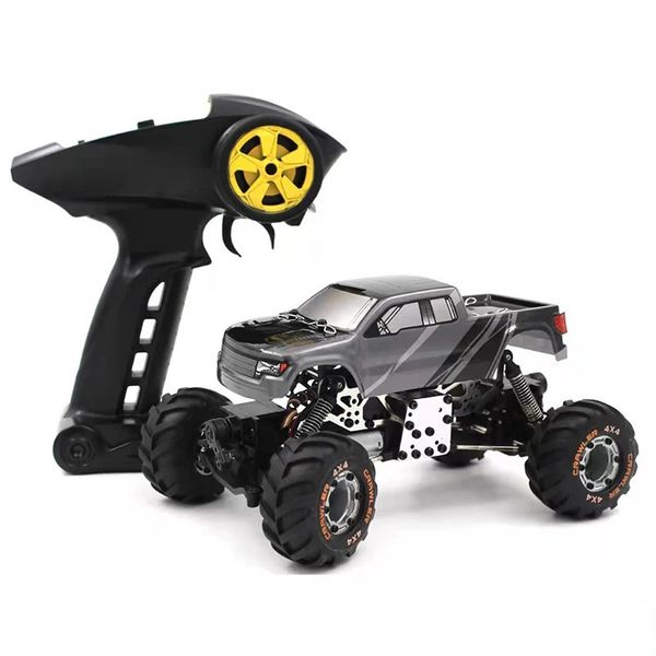 Electric-RC Car HBX Haiboxing 1-24 RC remote control climbing car Mini four-wheel drive off-road vehicle Metal pig cage rock climbing car 20