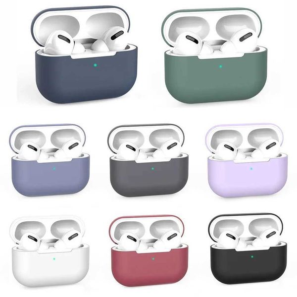 Silicone Earphone Case For AirPods Pro Wireless Bluetooth-compatible Earphone Protective Box Cover Headphone Accessories Y240810