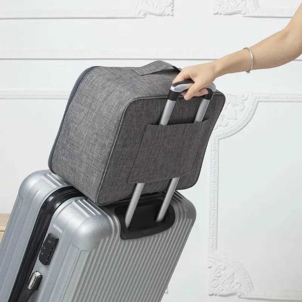 Travelling bag Mtifuncti Travel Tote Waterproof Foldable Duffle Storage Handbag Clothes Belgings Organizer Pouch Supplie Z241026