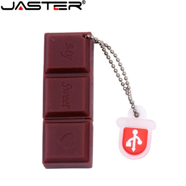 JASTER Vegetable USB 3.0 Flash Drive 128GB Chocolate Ice cream Memory stick 64GB Fruit Pen Drive 32G Carrot Chili Pendrive Candy