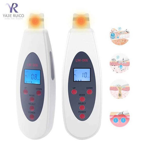 Electric Face Scrubbers Ultrasonic Peeling Machine Facial Blackhead Deep Cleaning Horny Pore Care Instrument Skin Rejuvenation Beauty Cleans