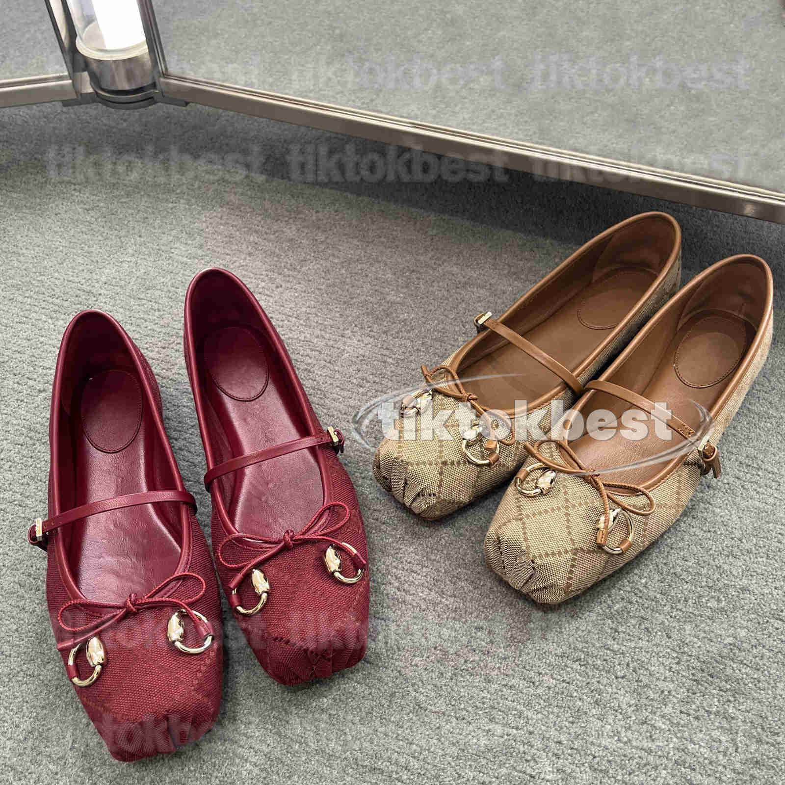 Ballet flat Paris Designer Professional Dance Shoes Satin ballerinas Bowknot Round toe Shallow Mouth Single Shoe Mary Jane comfortable sandals women