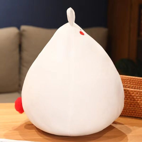 Big white ball rabbit plush toy kitten doll doll girl heart doll throw pillow