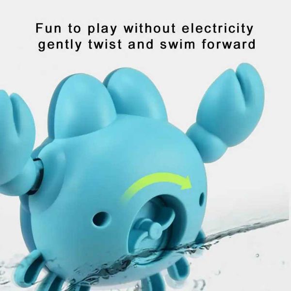 Intelligence toys Baby bath toy cute swimming duck whale pool beach classic chain clock water toy H241014