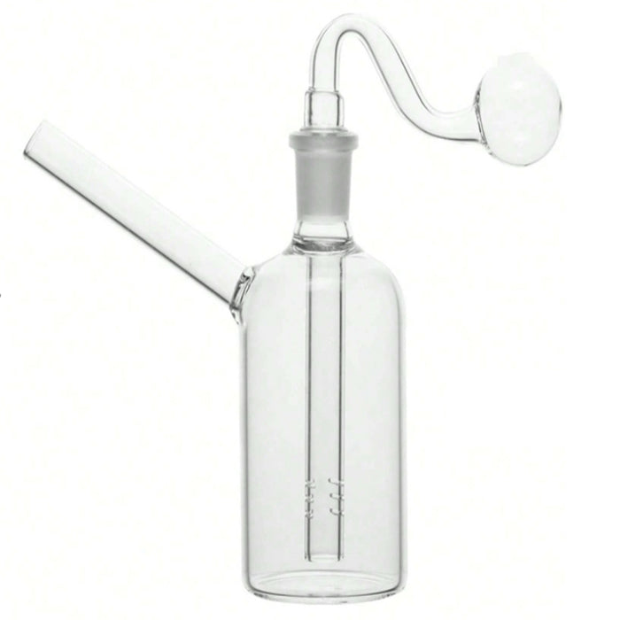 Mini Glass Smoking Pipes Bong Thick Water Bubbler With 14mm Dry Herb Tobacco Oil Burner Pipe Dab Rigs