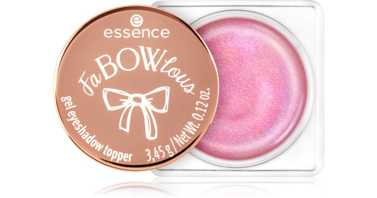 essence FaBOWlous geløyenskygge med glitter farge 01 Bow, So Dazzling! 3,45 g