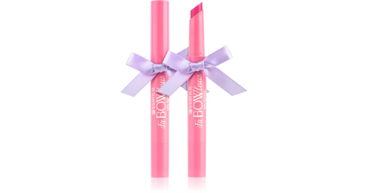 essence FaBOWlous glossy lipstick color 01 Be My Bow Bae, 1.7 g