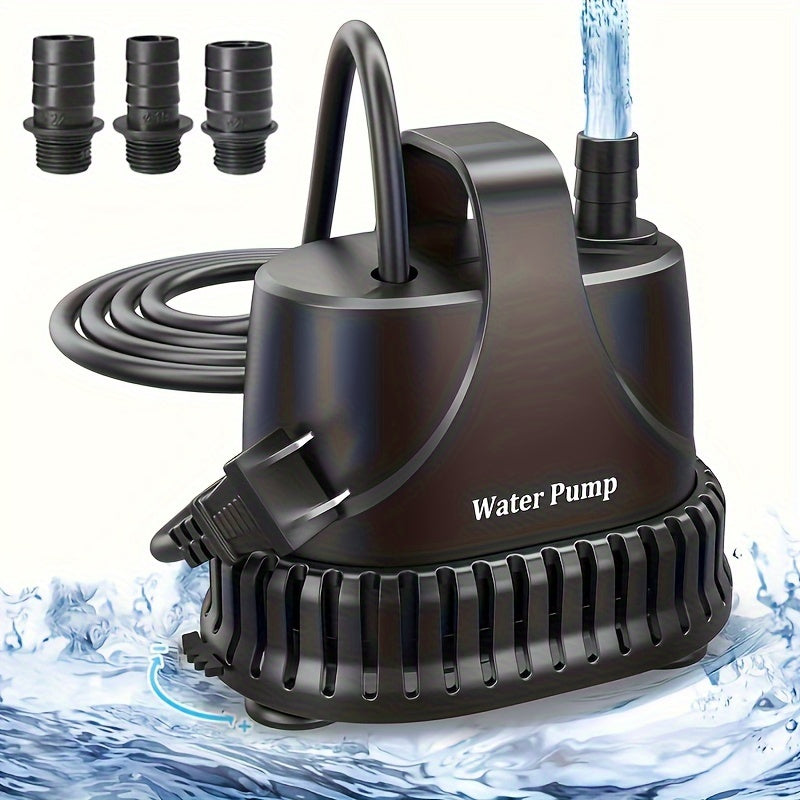TEMU 800gph Submersible Water Pump, 40w Fountain Pump, Sump Pump, Pond Pump, 3000l-h Water Pump With 7ft Power Cord For Aquarium, Water Table,