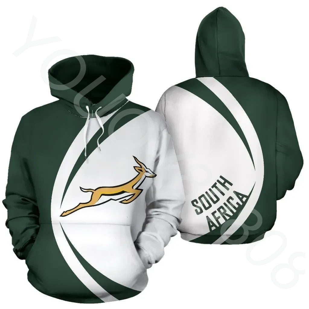Men&#039;s Hoodies Sweatshirts African Clothing South Springbok Pullover Round Style Men&#039;&#039;s Casual Street Hoodie Sweater 230711