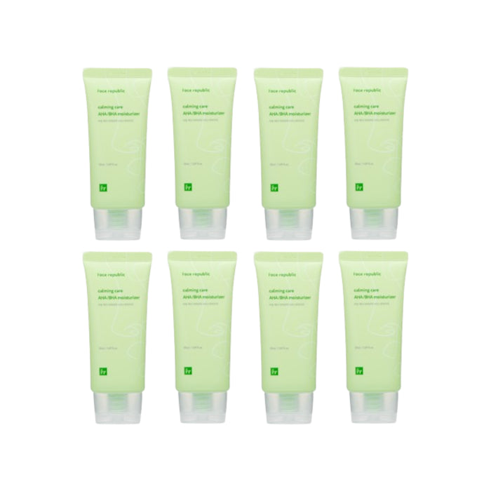face republic - Calming Care AHA-BHA Moisturizer - 50ml (8ea) Set