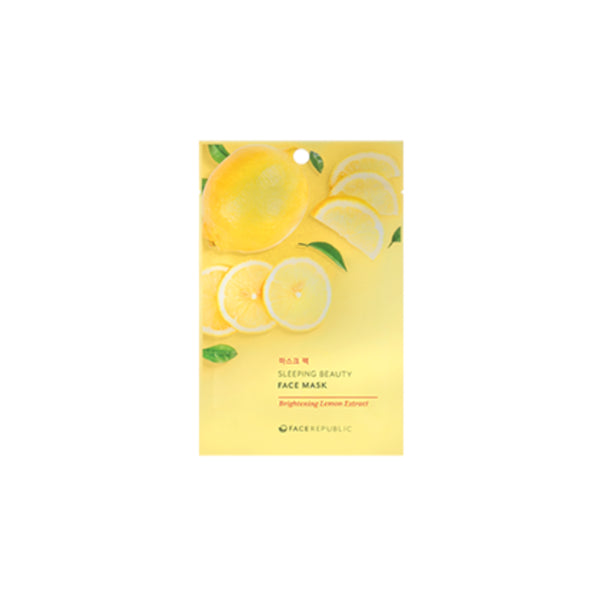 face republic - Sleeping Beauty Face Mask - 23ml - Brightening Lemon Extract