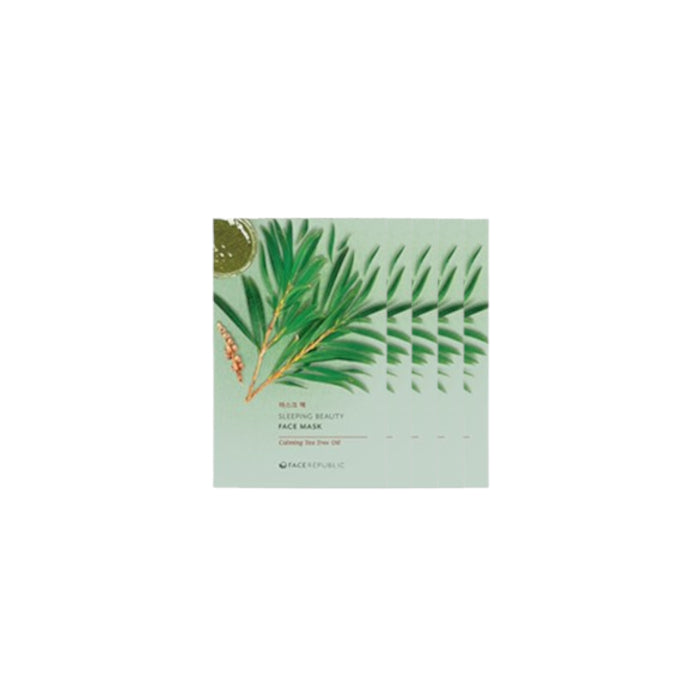 face republic Sleeping Beauty Face Mask - 23ml - CalmingTea Tree Oil (5ea) Set