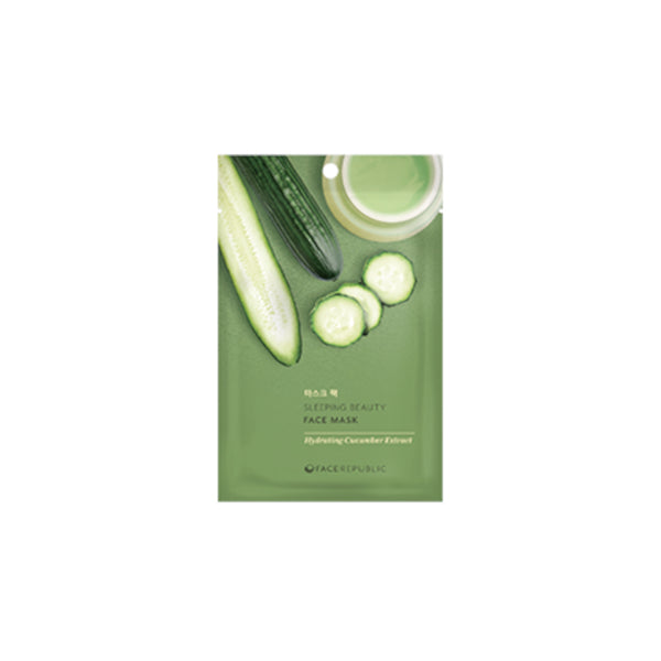 face republic - Sleeping Beauty Face Mask - 23ml - Hydrating Cucumber Extract