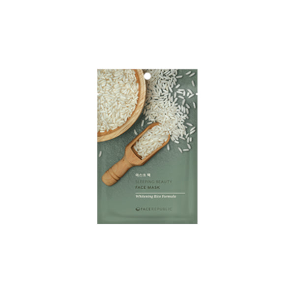 face republic - Sleeping Beauty Face Mask - 23ml - Whitening Rice Formula