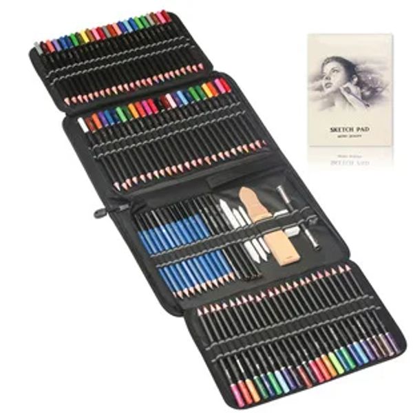 33-51-72-95-144 Pcs Colored Pencils Set Drawing Pencils and Sketching Kit Art Tool Kit Professional Art Supplies Set Kid Gift