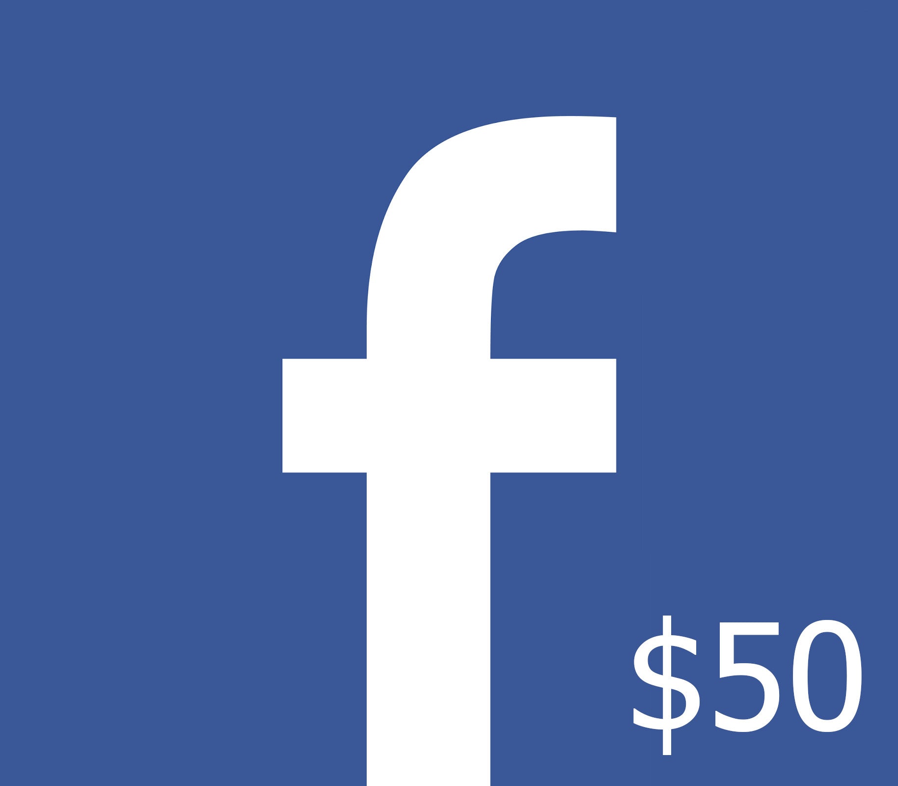 Facebook $50 Gift Card