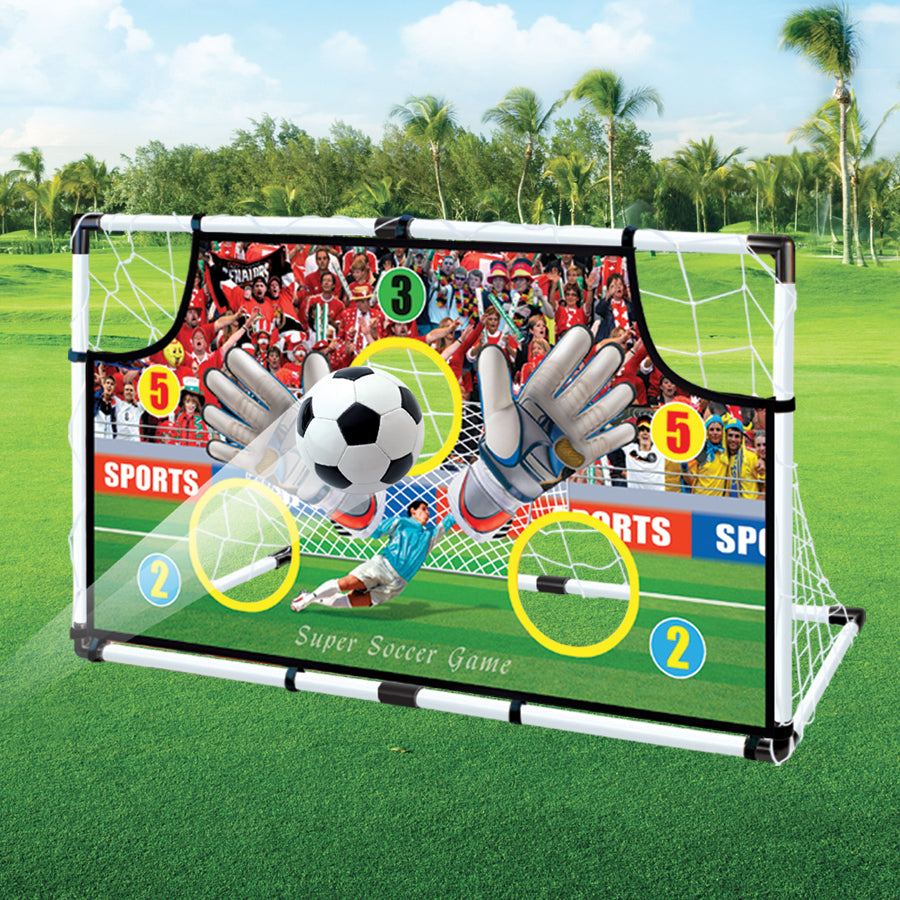 Portable Folding Soccer Door Toy for Children - Interactive Outdoor Game